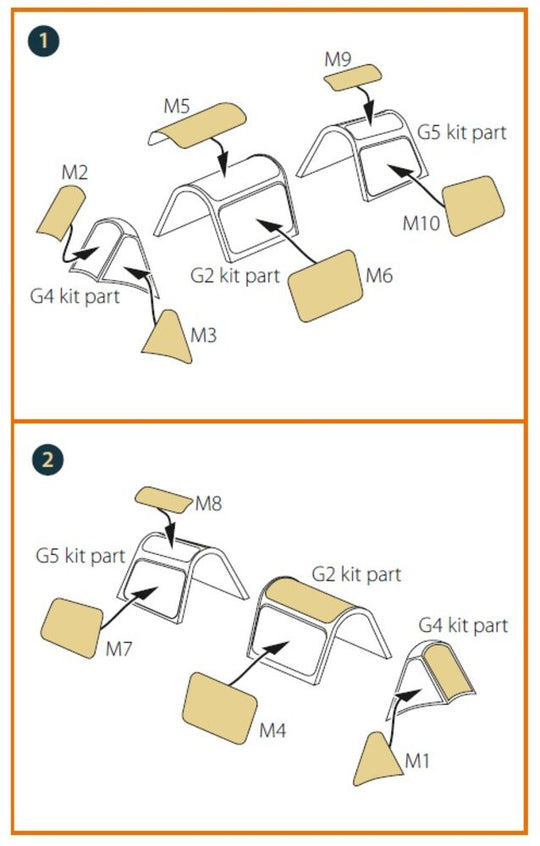 Morane-Saulnier MS.406C.1 painting mask for Dora Wings kit