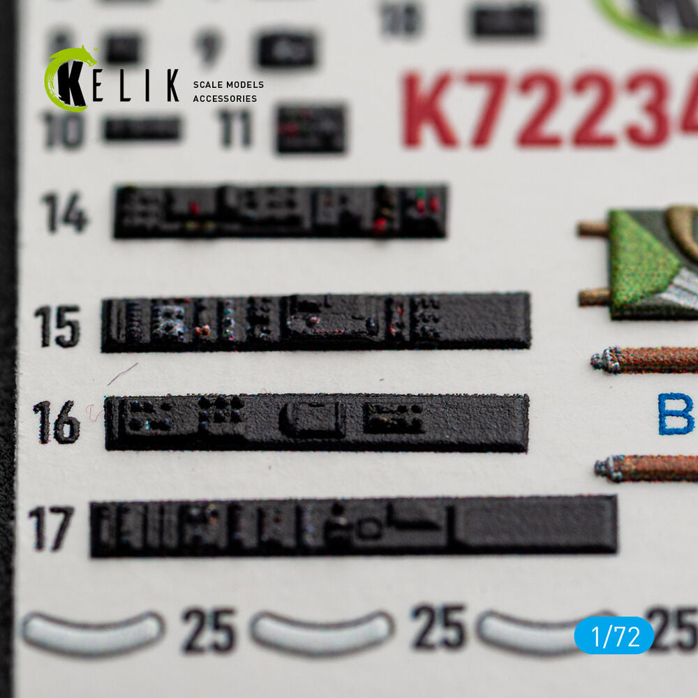 Mirage-2000D - interior 3D decals for Dream Model