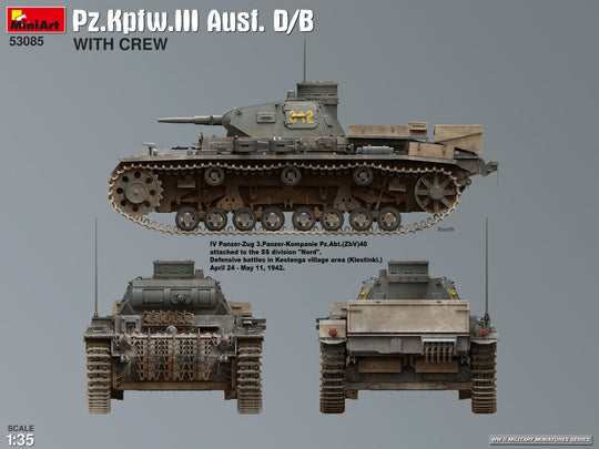 Pz.Kpfw.III Ausf. D/B with Crew