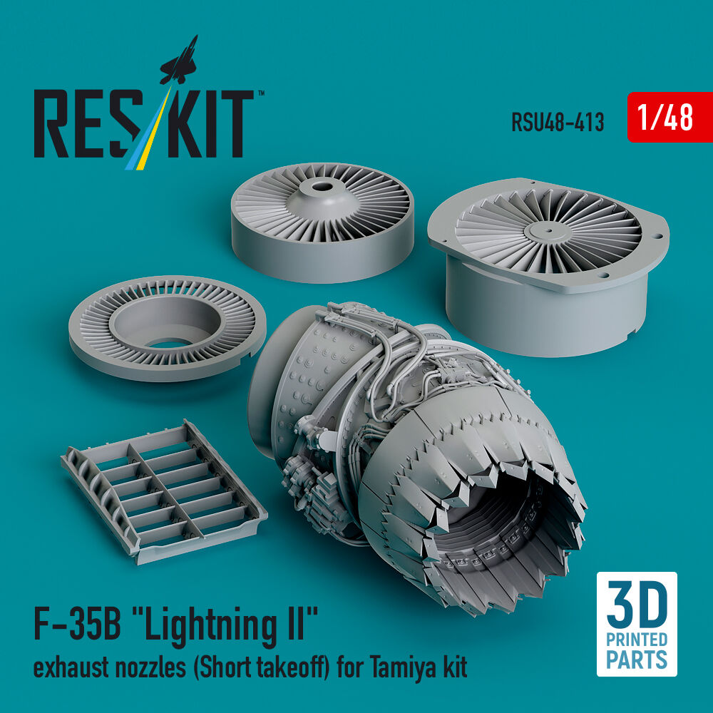 ?F-35B Lightning II exhaust nozzle (Short takeoff) for Tamiya kit (3D printed)