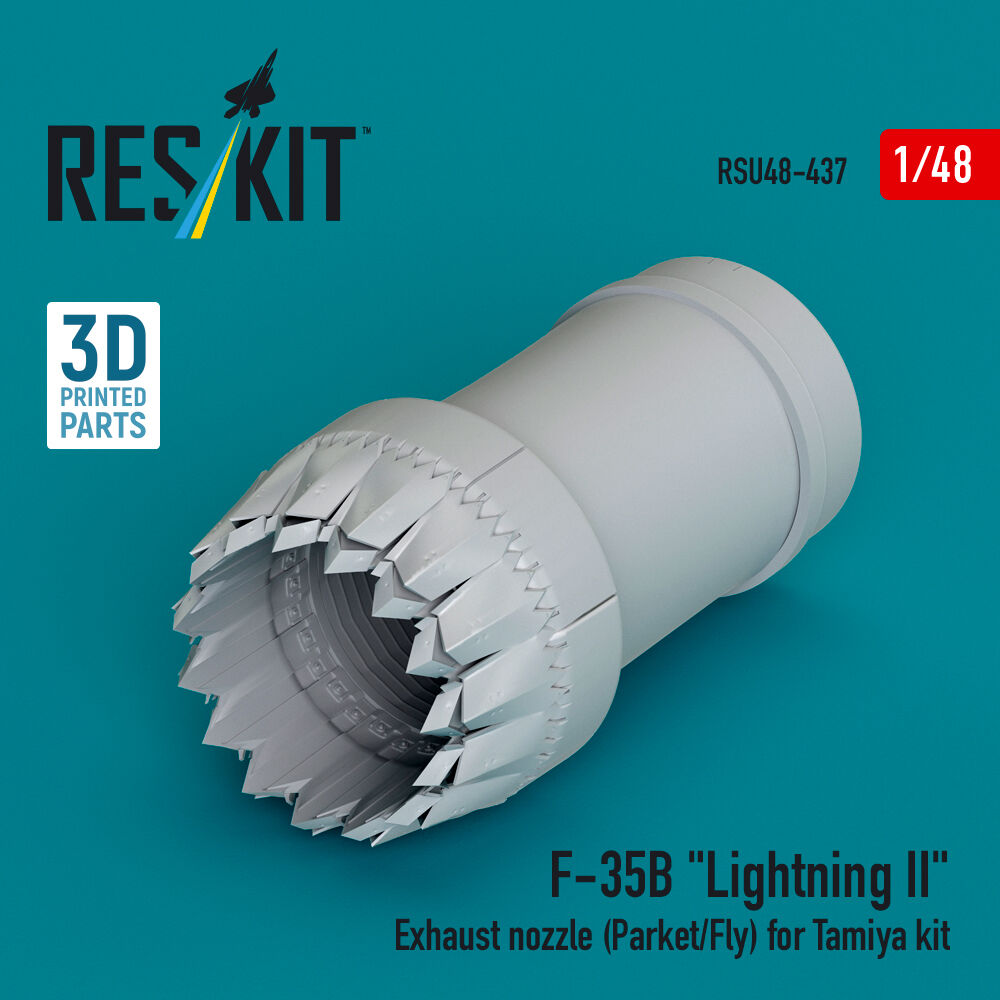 ?F-35B Lightning II exhaust nozzle (Parked/Fly) for Tamiya kit (3D printed)