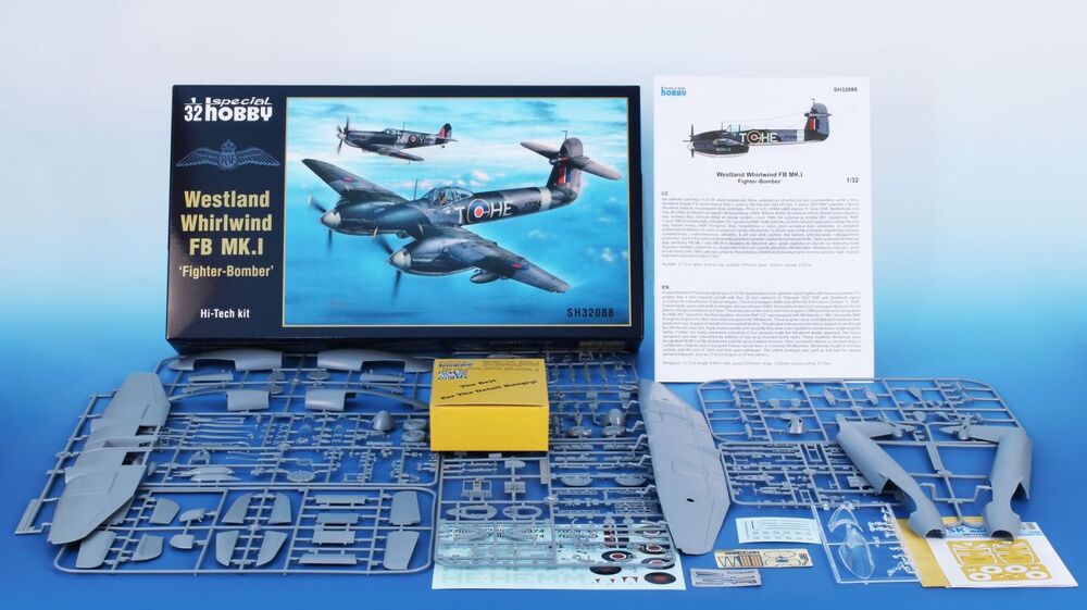 Westland Whirlwind FB MK.I ‘Fighter-Bomber’ Hi-tech kit 1/32