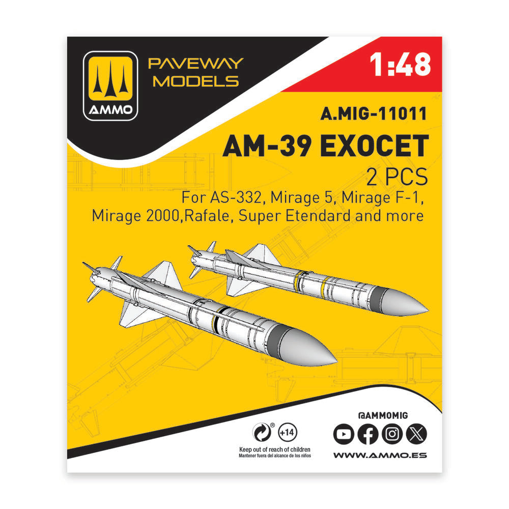 AM-39 Exocet (2 pcs)