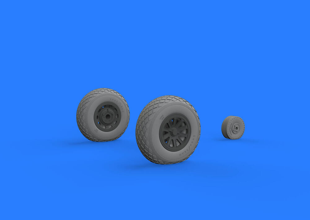 P-51D wheels for Revell