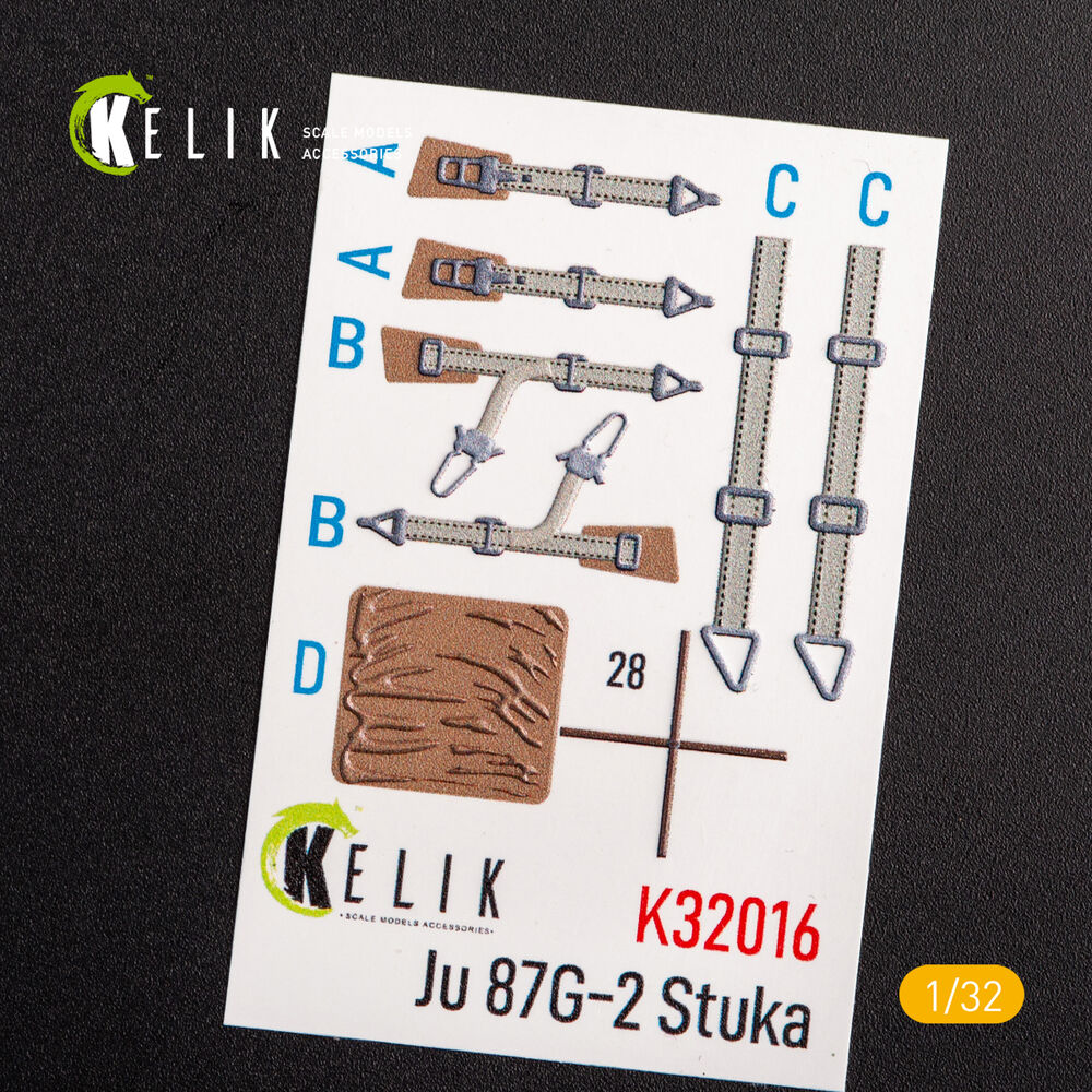 Junkers Ju 87 D/G Stuka - Interior 3D Decal for Trumpeter kit