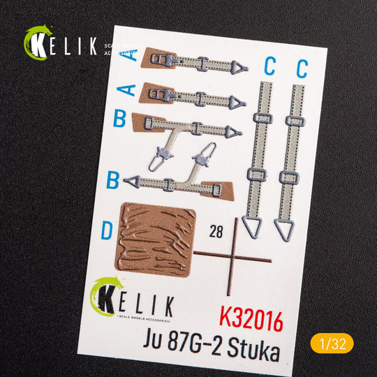 Junkers Ju 87 D/G Stuka - Interior 3D Decal for Trumpeter kit