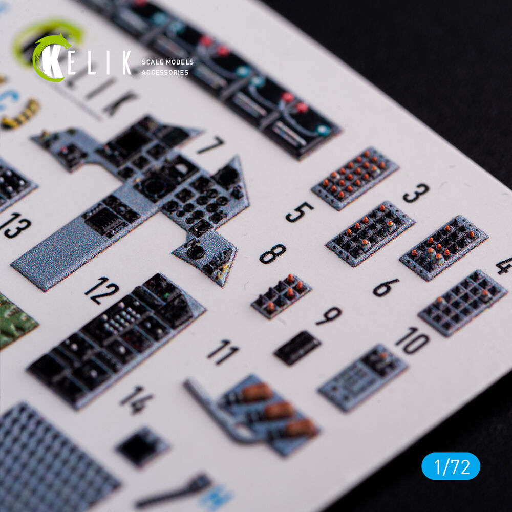 F-15C - interior 3D decals for FineMolds kit