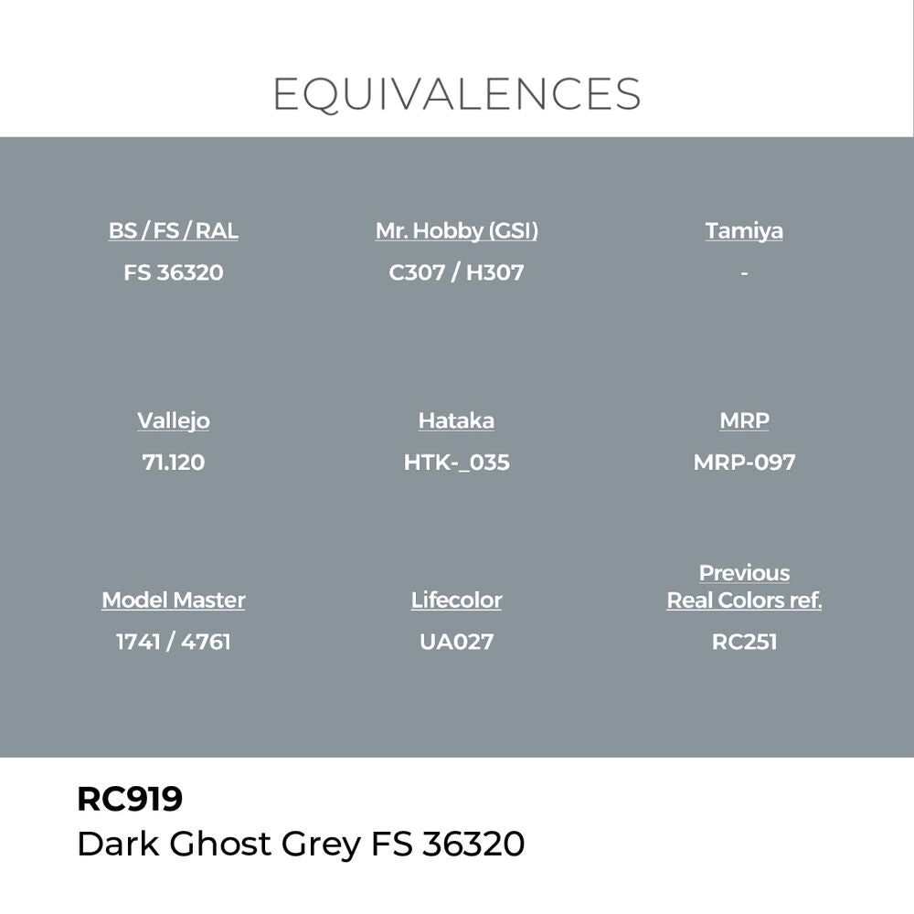 Real Colors: Dark Ghost Grey FS 36320 17 ml.