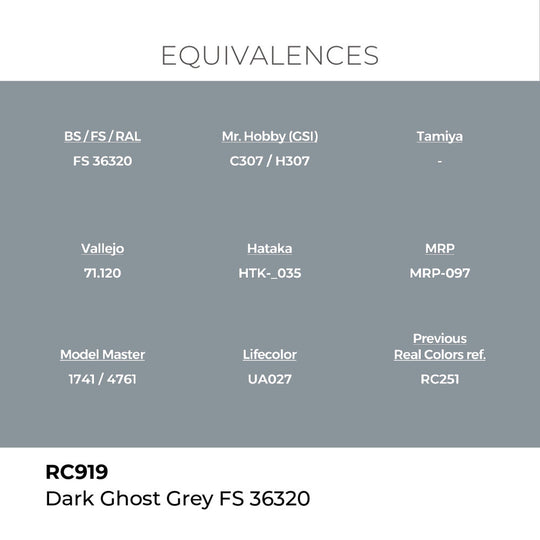 Real Colors: Dark Ghost Grey FS 36320 17 ml.
