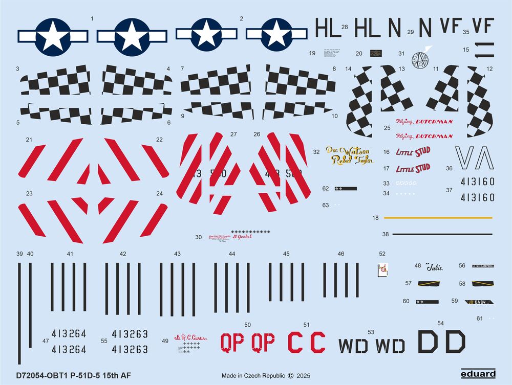 P-51D-5 15th AF  EDUARD