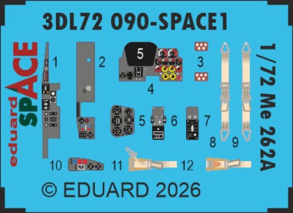 Me 262A SPACE 1/72 for Arma Hobby