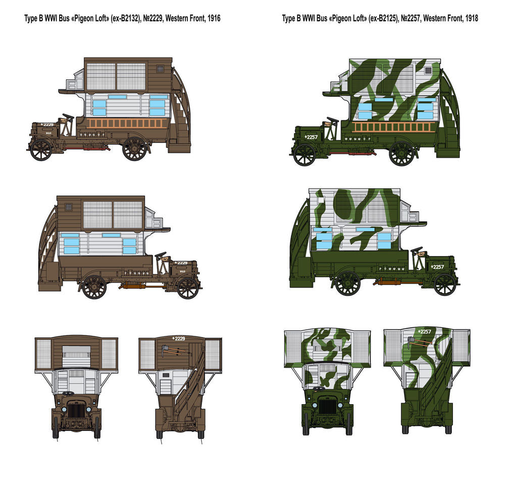 Type B WWI Bus "Pigeon Loft