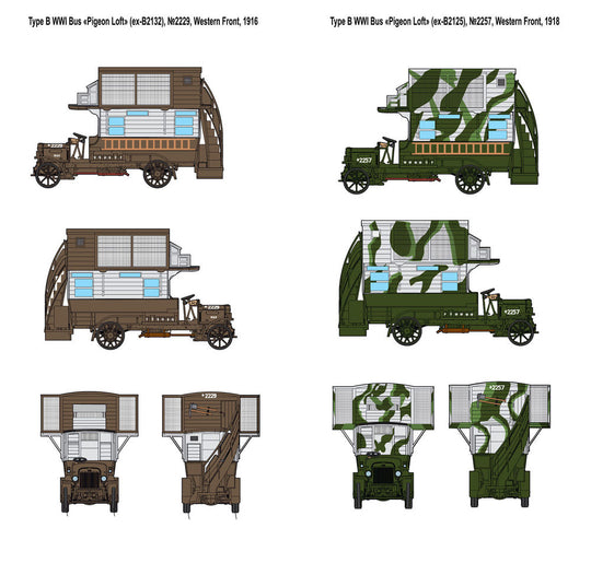 Type B WWI Bus "Pigeon Loft