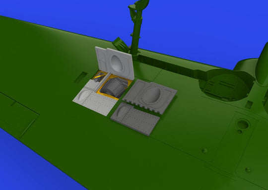 A6M3 gun bays short barrel PRINT 1/48 EDUARD