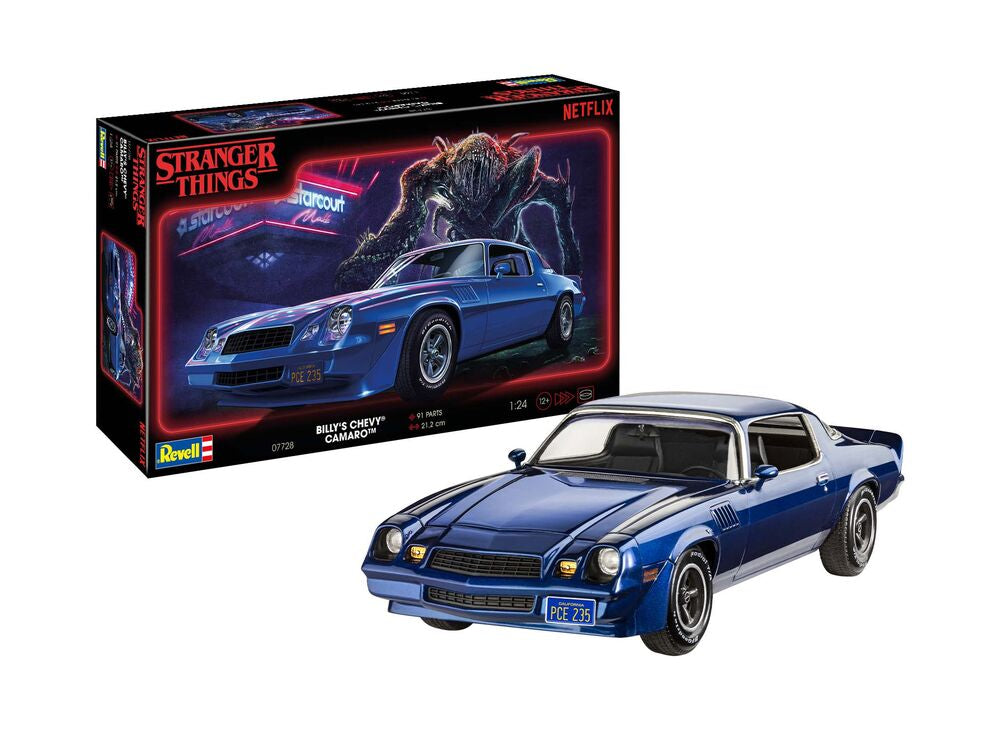 Model Set Stranger Things Chevy Camaro Z/28