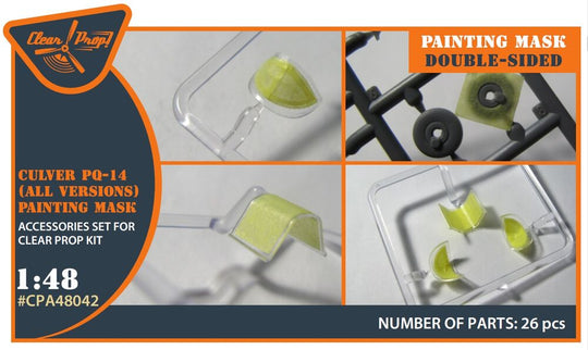 Culver PQ-14 (all versions) double-sided painting mask for CP kits