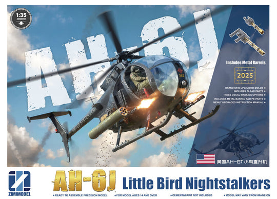 AH-6J Little Bird Nightstalkers w/Metal Barrels