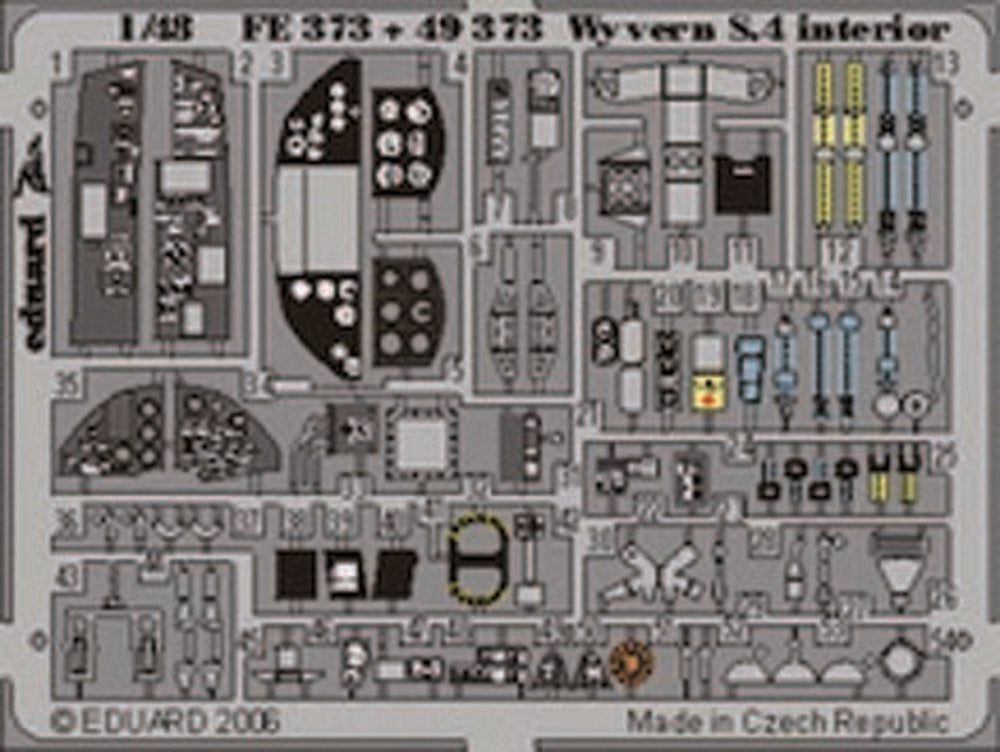 Wyvern S.4 interior Für Trumpeter-Bausatz