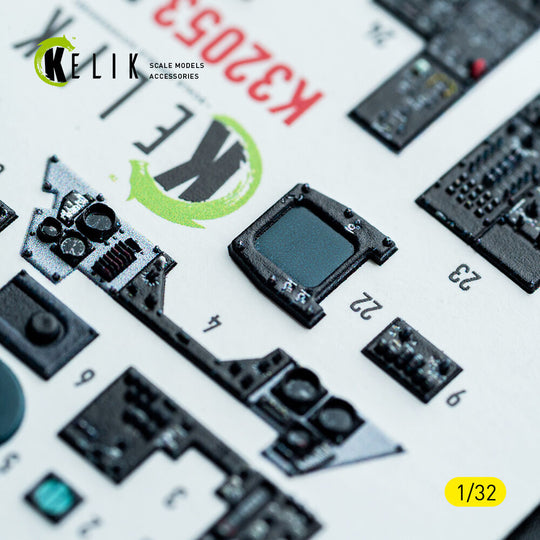 F-14A - interior 3D decals for Tamiya kit