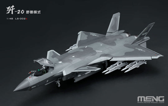 Chinese J-20 Stealth Fighter Beast Mode