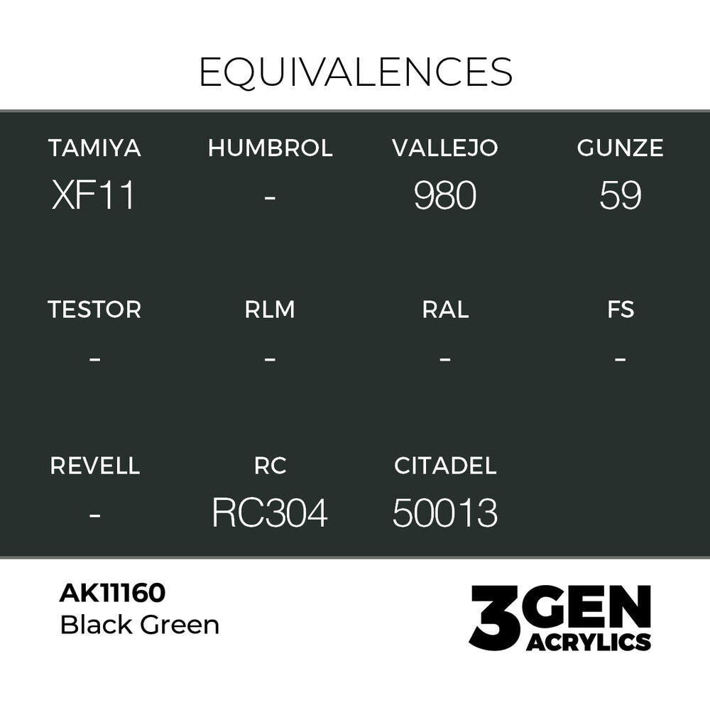 Black Green 17ml