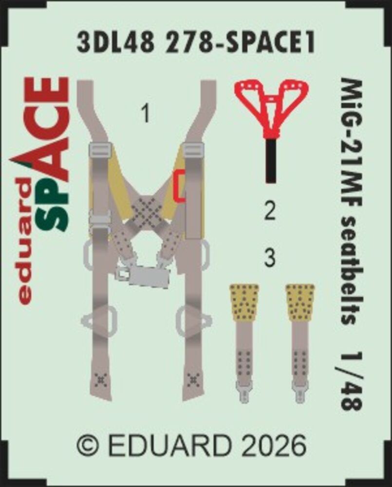 MiG-21MF seatbelts SPACE
