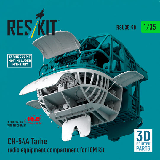 CH-54A Tarhe radio equipment compartment (3D Printed) for ICM