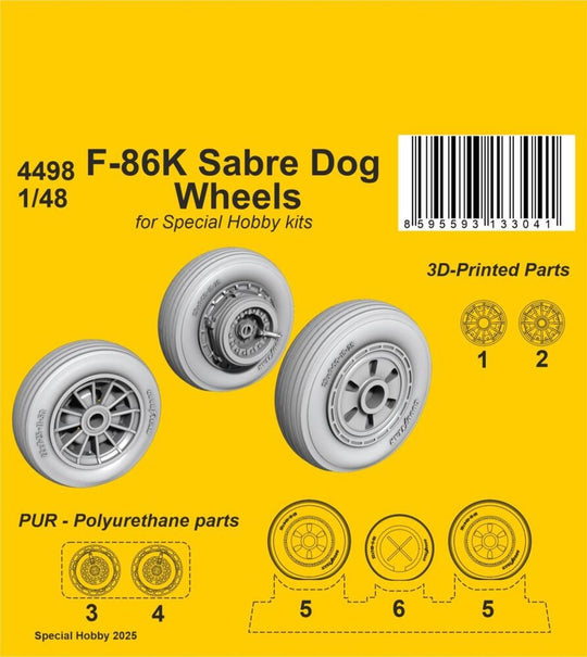 F-86K Sabre Dog Wheels