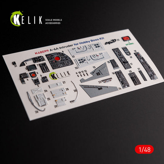A-6A Intruder - interior 3D decals for HobbyBoss kit