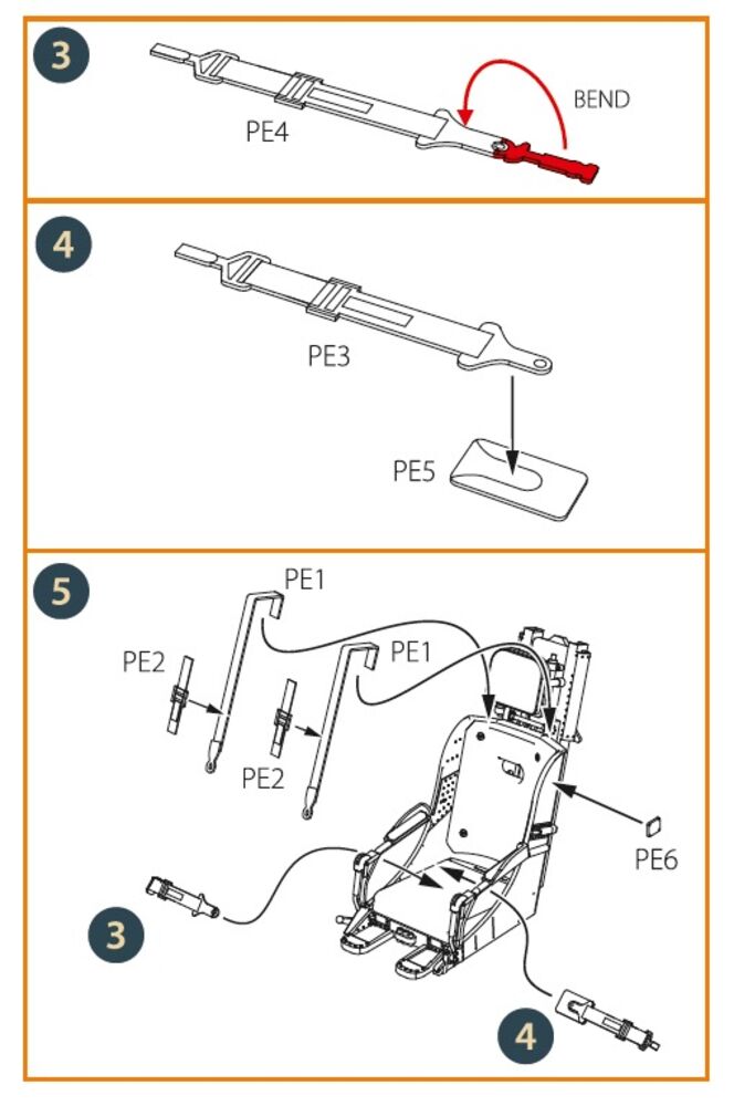 F-86A Ejection seat early for CP kits