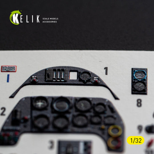 Bf-109 G2/4 - interior 3D decals for Revell