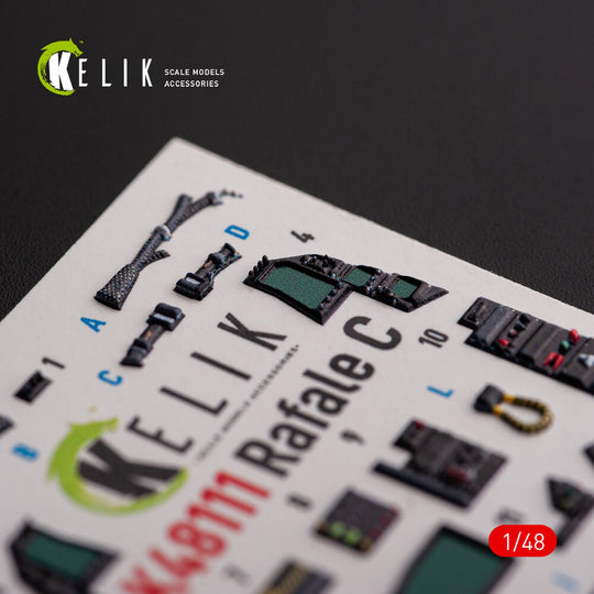 Rafale C - interior 3D decals for Academy/Revell kit
