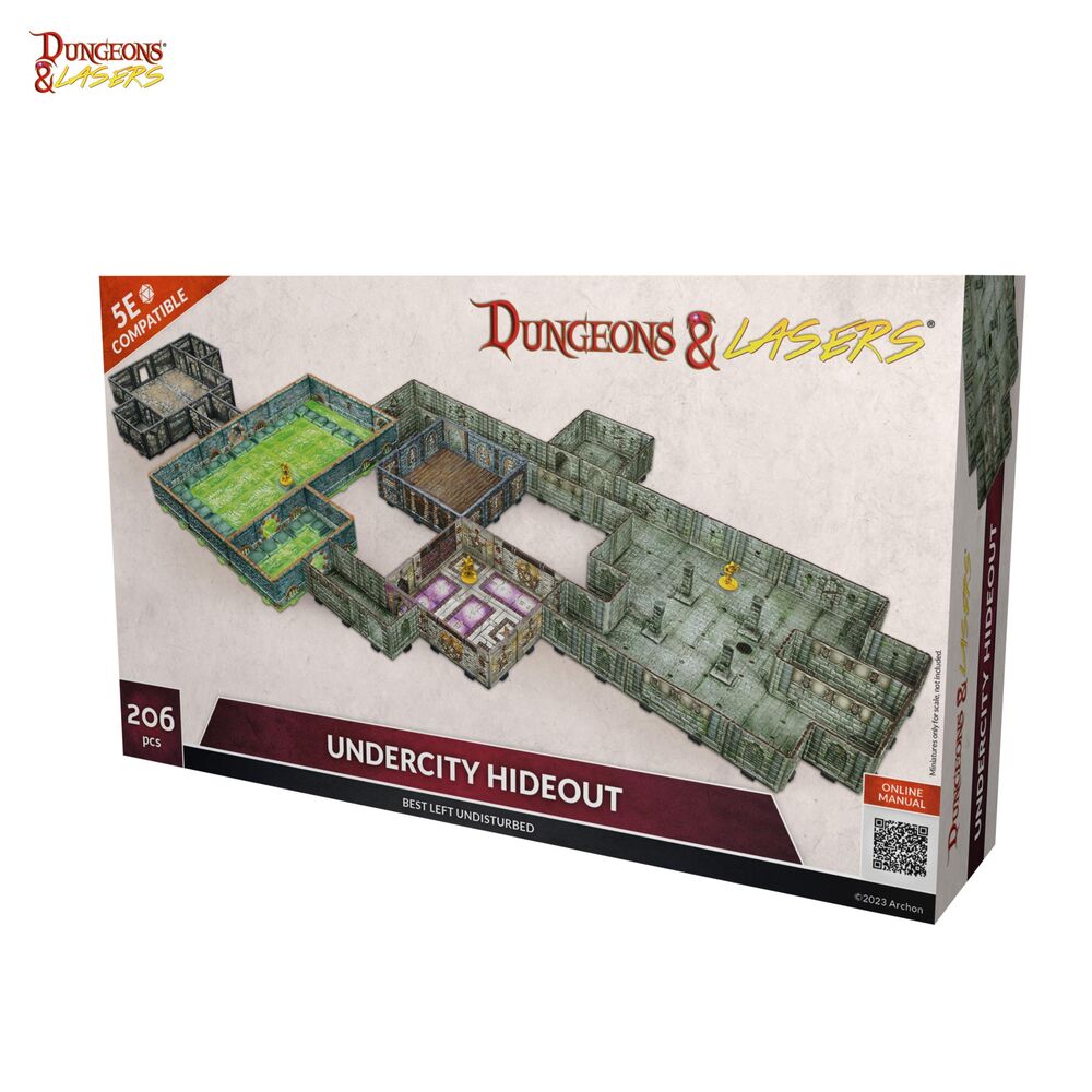 Dungeons & Lasers Starter Set: UNDERCITY HIDEOUT