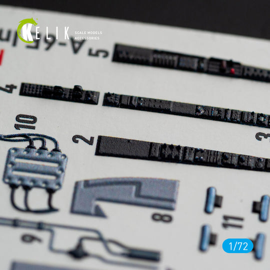 A-6E Intruder interior 3D decals for Italeri kit