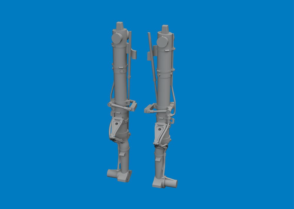 P-47D undercarriage legs PRINT for Miniart