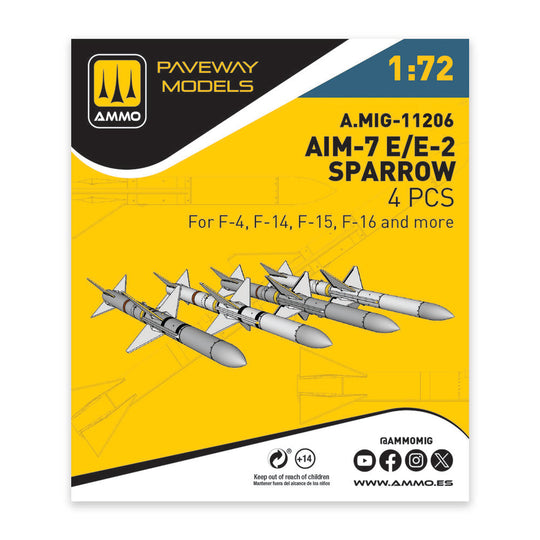 AIM-7E/E2 Sparrow (4 pcs)