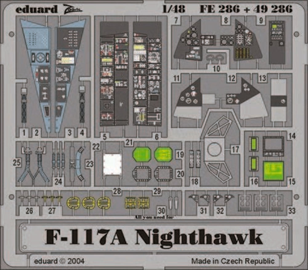 F-117A Nighthawk für Tamiya Bausatz