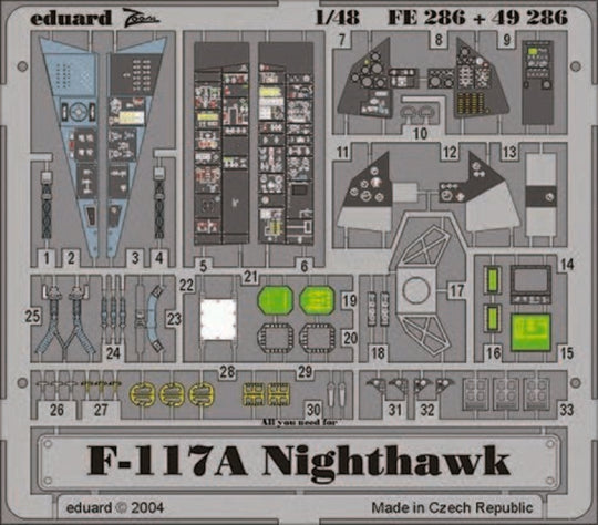 F-117A Nighthawk für Tamiya Bausatz