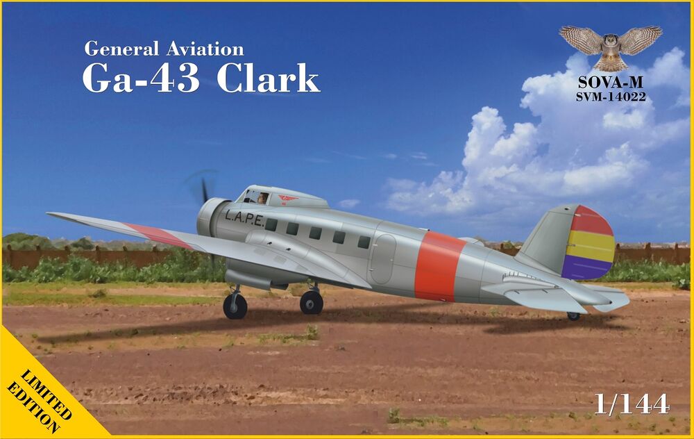 GA-43"Clark" airliner
(L.A.P.E., Manchurian Air Co.)