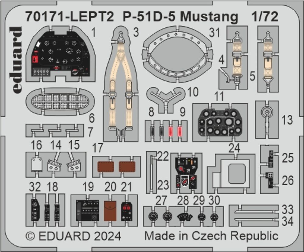 P-51D-5 Mustang  EDUARD-PROFIPACK