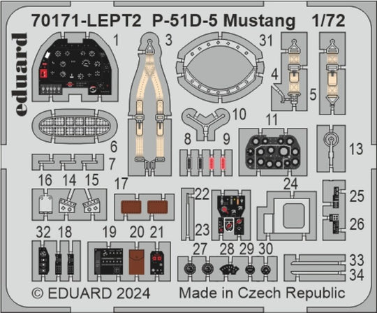 P-51D-5 Mustang  EDUARD-PROFIPACK