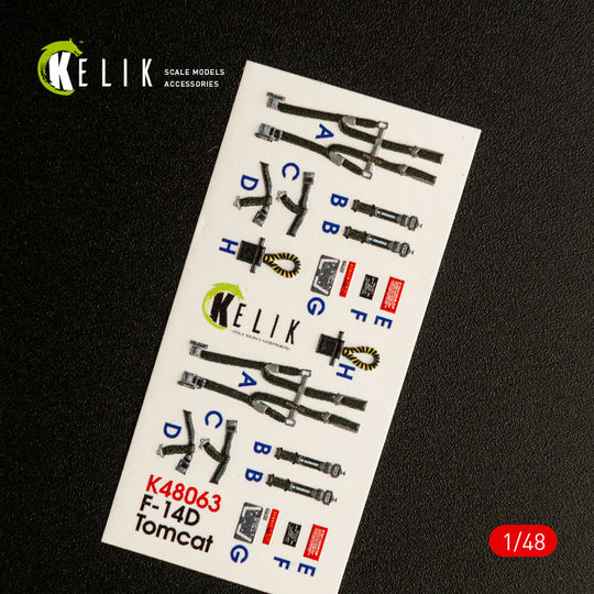 F-14D Tomcat interior 3D decals for Tamiya kit
