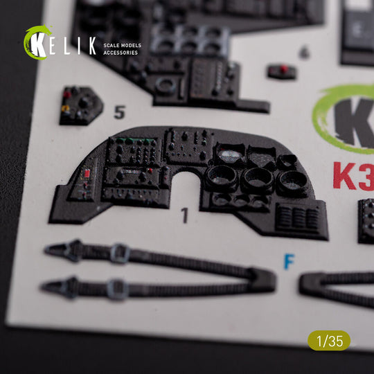 AH-1W interior 3D decals for Academy kit