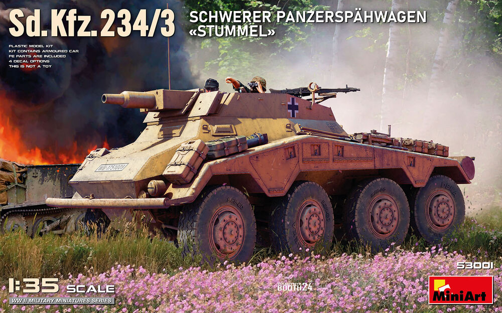 Sd.Kfz.234/3 Schwerer Panzersp?hwagen «Stummel»