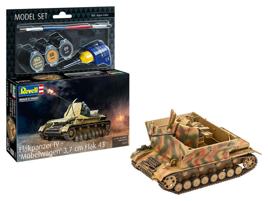 Model Set Flakpanzer IV Möbelwagen 3.7cm Flak