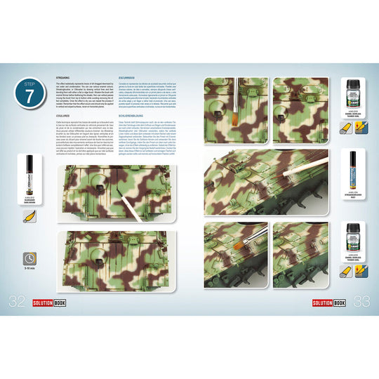 SOLUTION BOOK 23 - How to Paint WWII German Late-War Vehicles (English, Castellano, Francais, Deutsch)