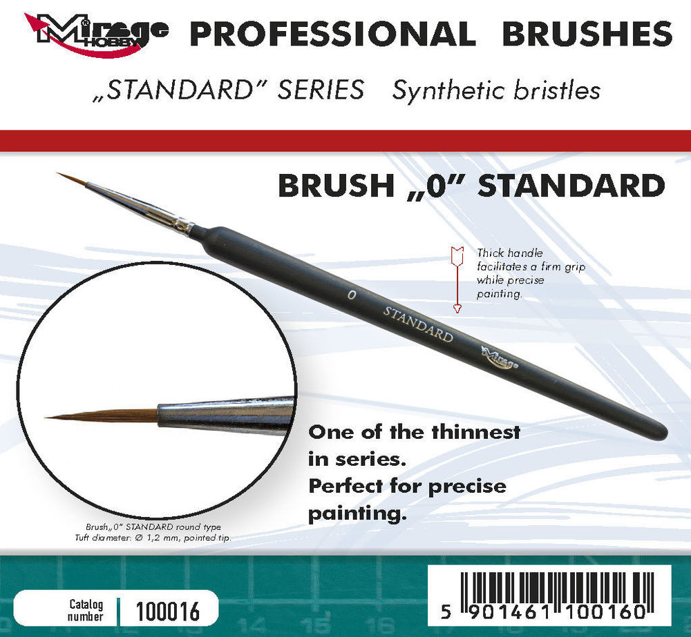 MIRAGE BRUSH STANDARD SIZE 0