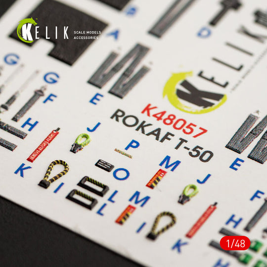 T-50 ROKAF interior 3D decals for Academy kit