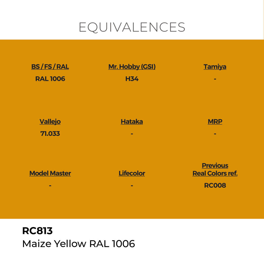 Real Colors: Maize Yellow RAL 1006 17 ml.