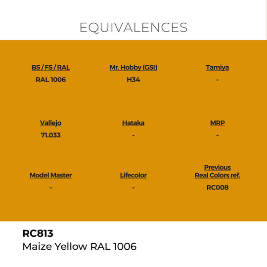 Real Colors: Maize Yellow RAL 1006 17 ml.